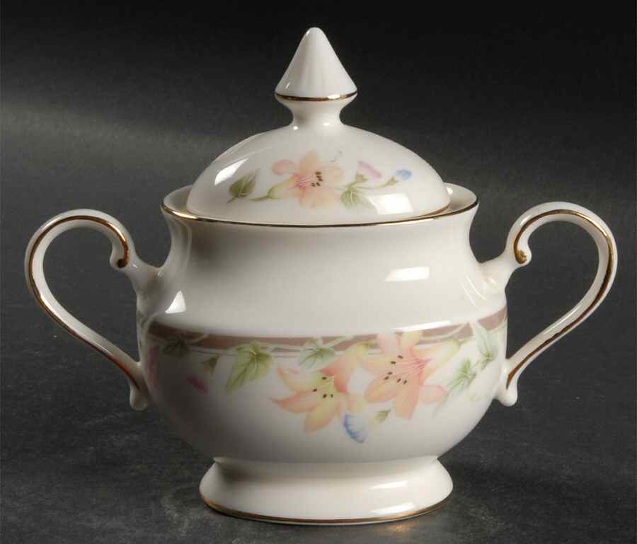 Morning Glory Sugar Bowl & Lid by Mikasa-1