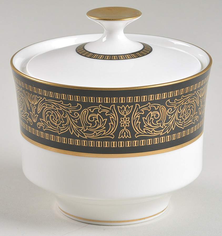 Mount Holyoke Mini Sugar Bowl & Lid by Mikasa-1