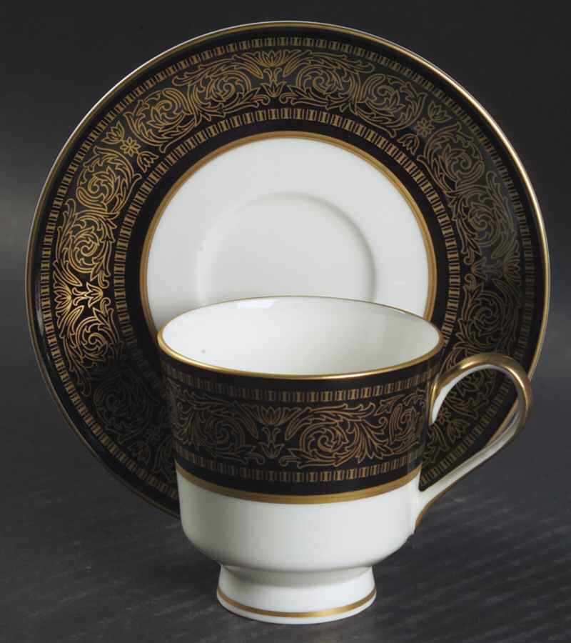 Mount Holyoke Footed Demitasse Cup & Saucer Set by Mikasa-1