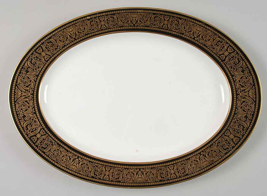 Mount Holyoke 14" Oval Serving Platter by Mikasa-1