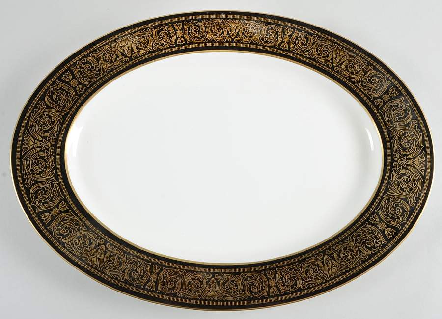 Mount Holyoke 16" Oval Serving Platter by Mikasa-1