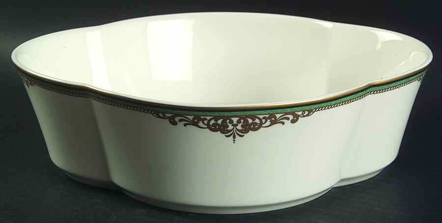 Monarchy Jade 9" Oval Vegetable Bowl by Mikasa-1