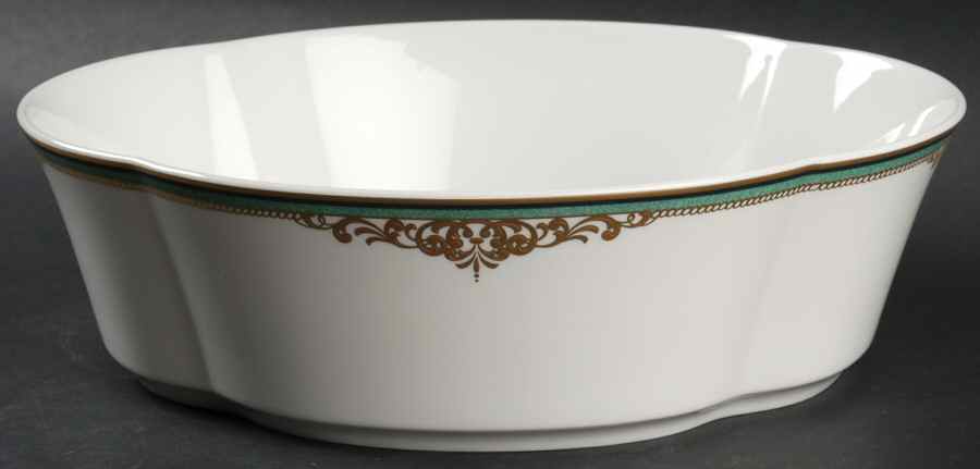 Monarchy Jade 9" Round Vegetable Bowl by Mikasa-1