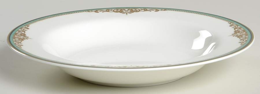 Monarchy Jade Rim Soup Bowl by Mikasa-1
