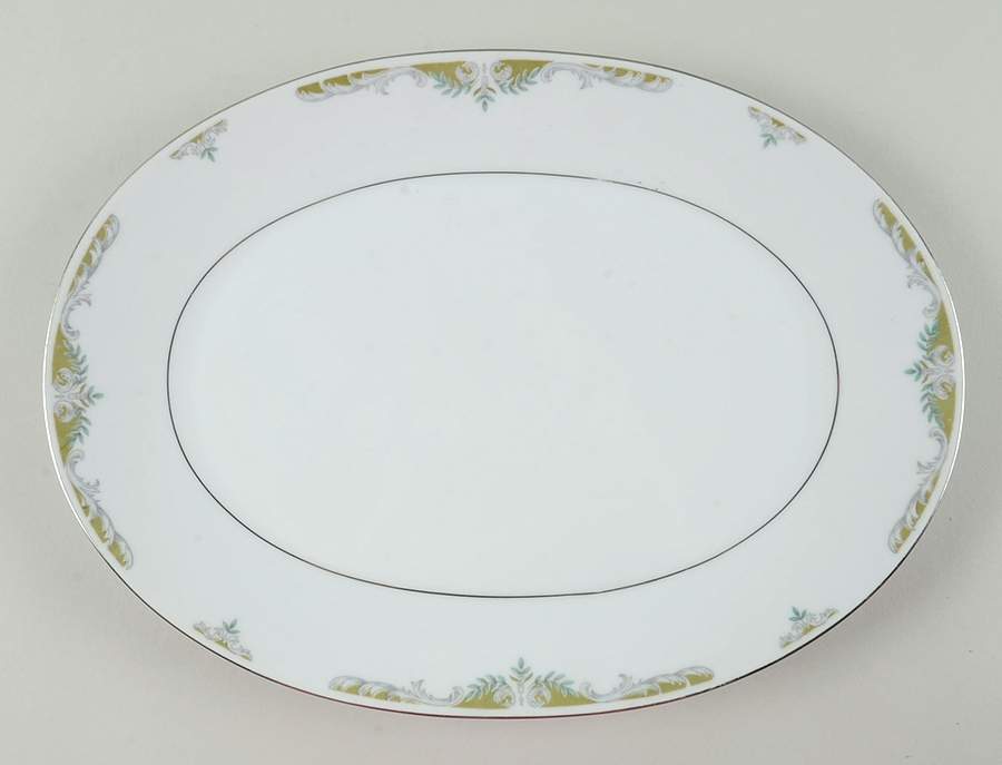 Moliere 12" Oval Serving Platter by Mikasa-1