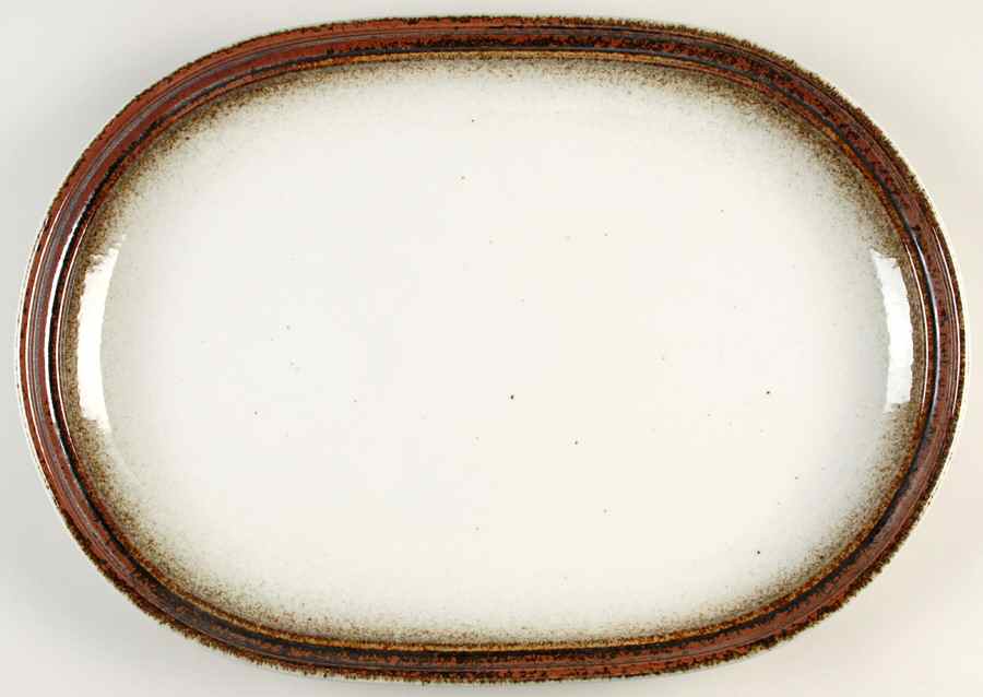 Mountain Mist 16" Oval Serving Platter by Mikasa-1