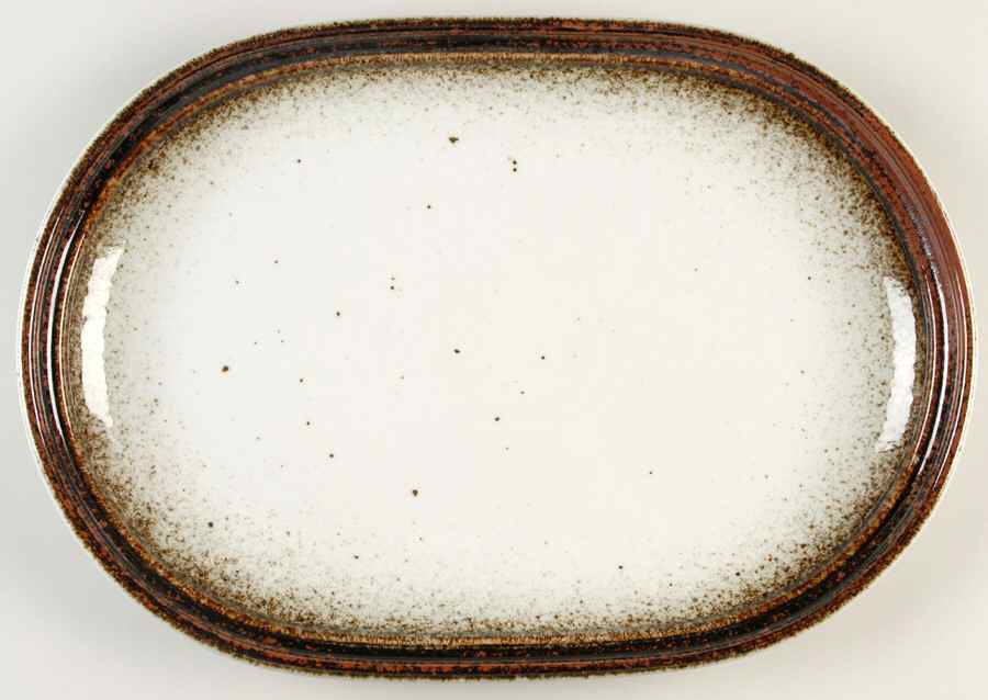 Mountain Mist 14" Oval Serving Platter by Mikasa-1