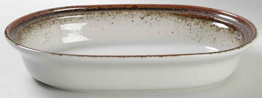 Mountain Mist 10" Oval Vegetable Bowl by Mikasa-1