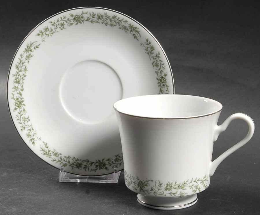 Montclair Footed Cup & Saucer Set by Mikasa-1