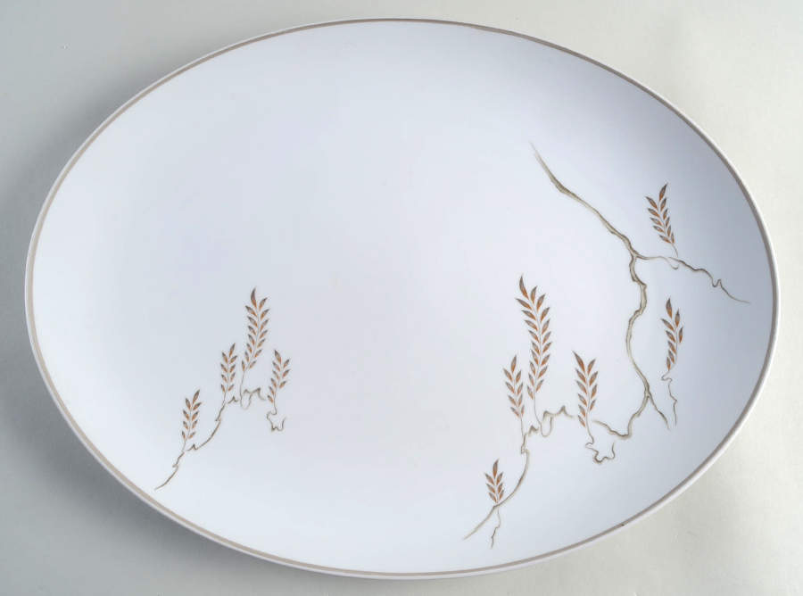 Monaco 16" Oval Serving Platter by Mikasa-1