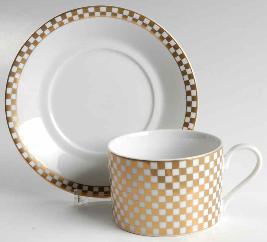 Monaco Flat Cup & Saucer Set by Mikasa-1