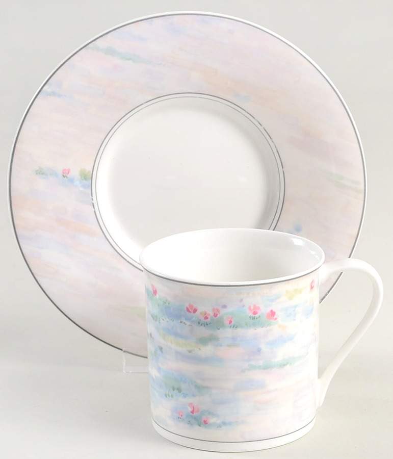 Monet Flat Cup & Saucer Set by Mikasa-1