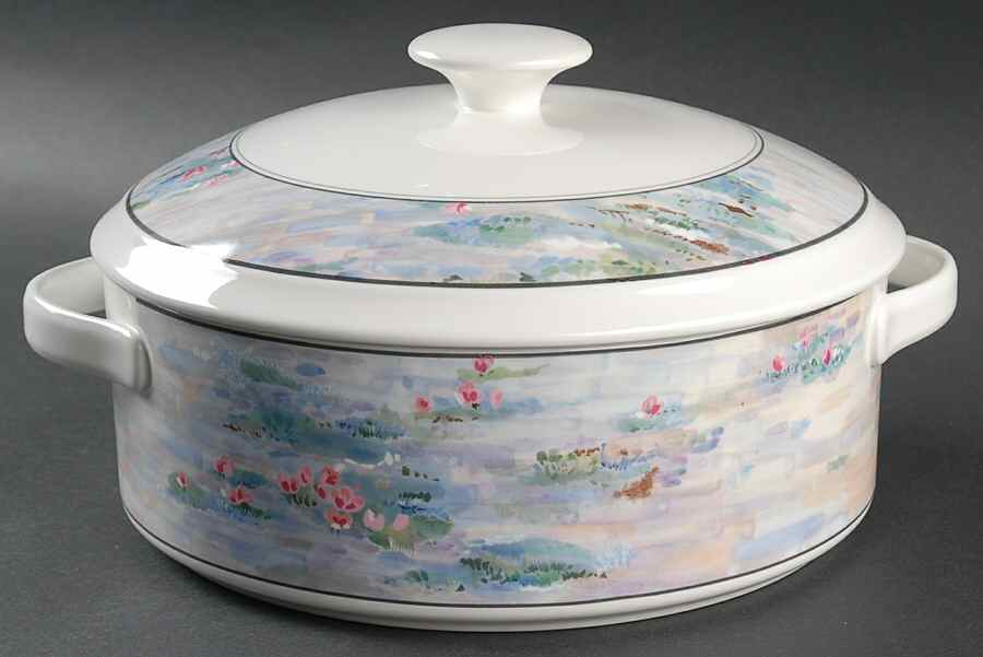 Monet 2 Qt Round Covered Casserole by Mikasa-1