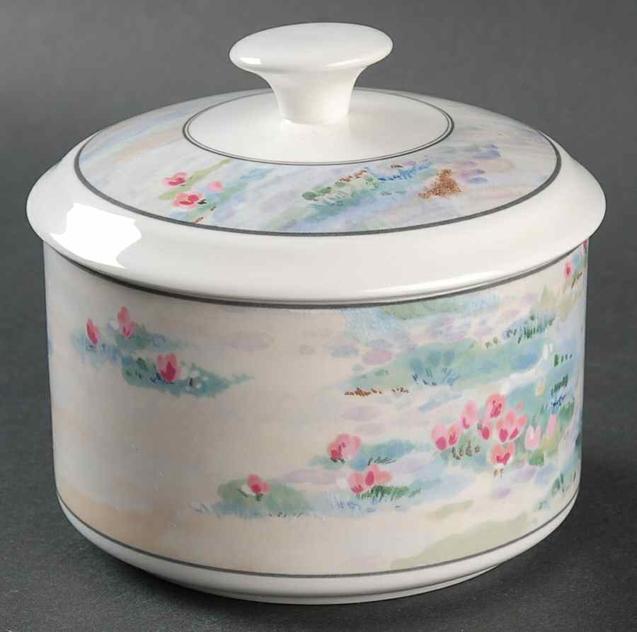Monet Sugar Bowl & Lid by Mikasa-1