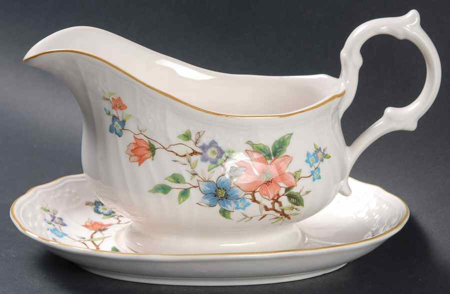 Monique Gravy Boat & Underplate by Mikasa-1
