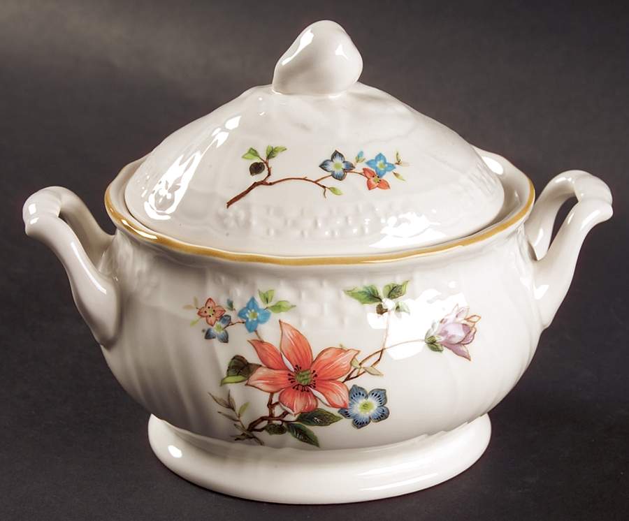 Monique Sugar Bowl & Lid by Mikasa-1