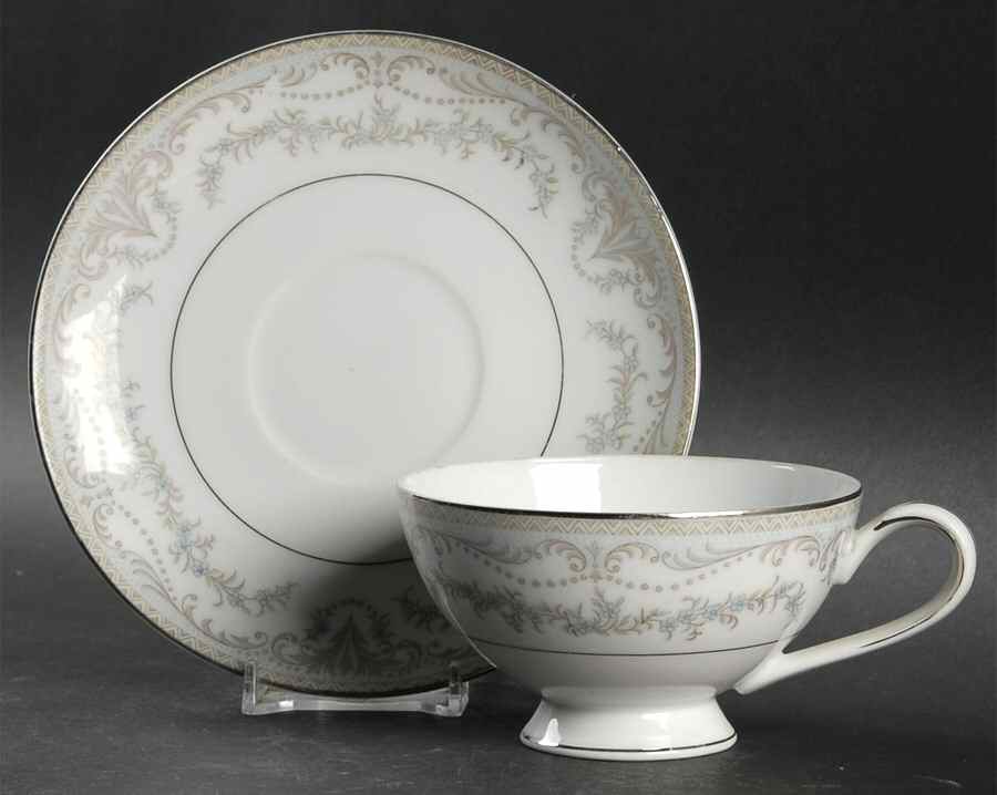 Montclair Footed Cup & Saucer Set by Mikasa-1