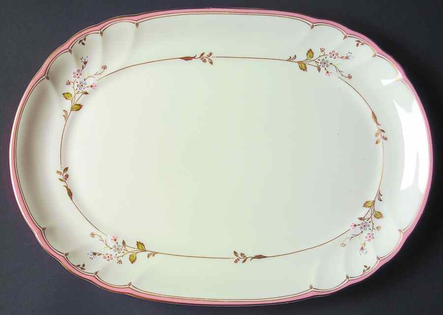 Monticello 14" Oval Serving Platter by Mikasa-1