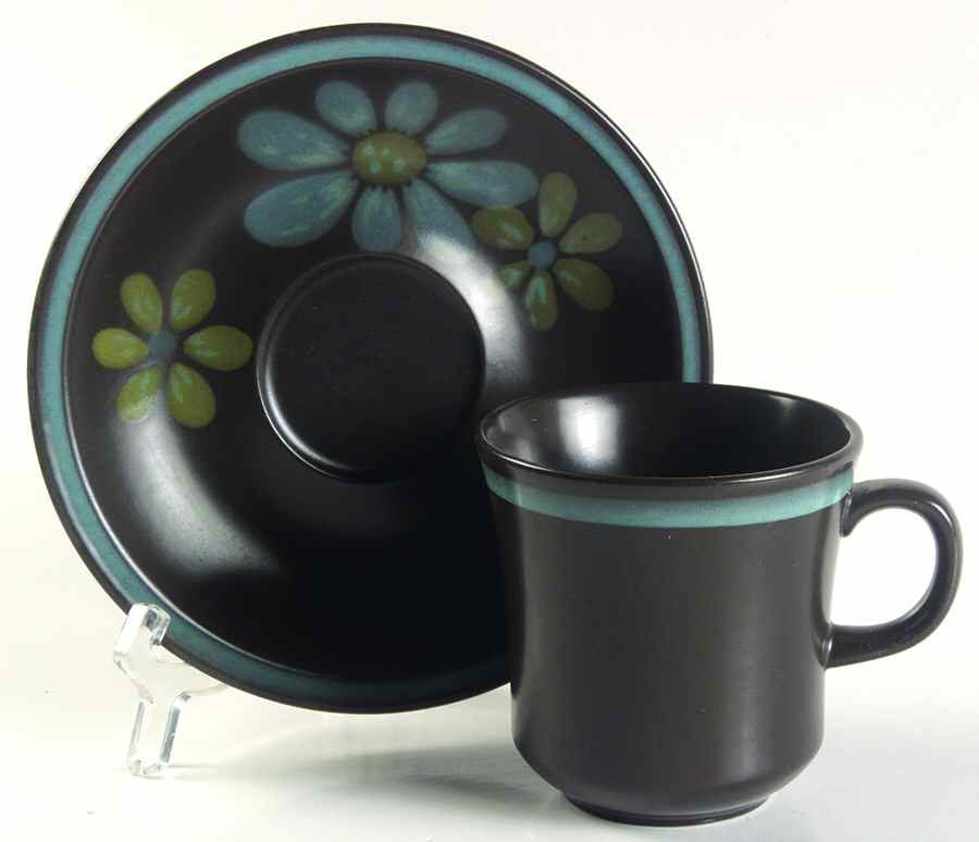 Monza Flat Cup & Saucer Set by Mikasa-1