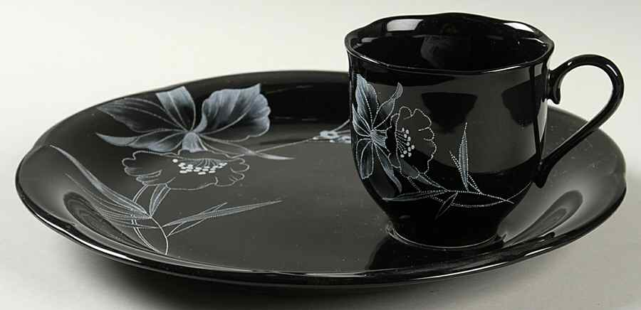 Moonlight Snack Plate & Cup Set by Mikasa-1