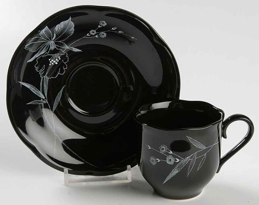 Moonlight Flat Demitasse Cup & Saucer Set by Mikasa-1