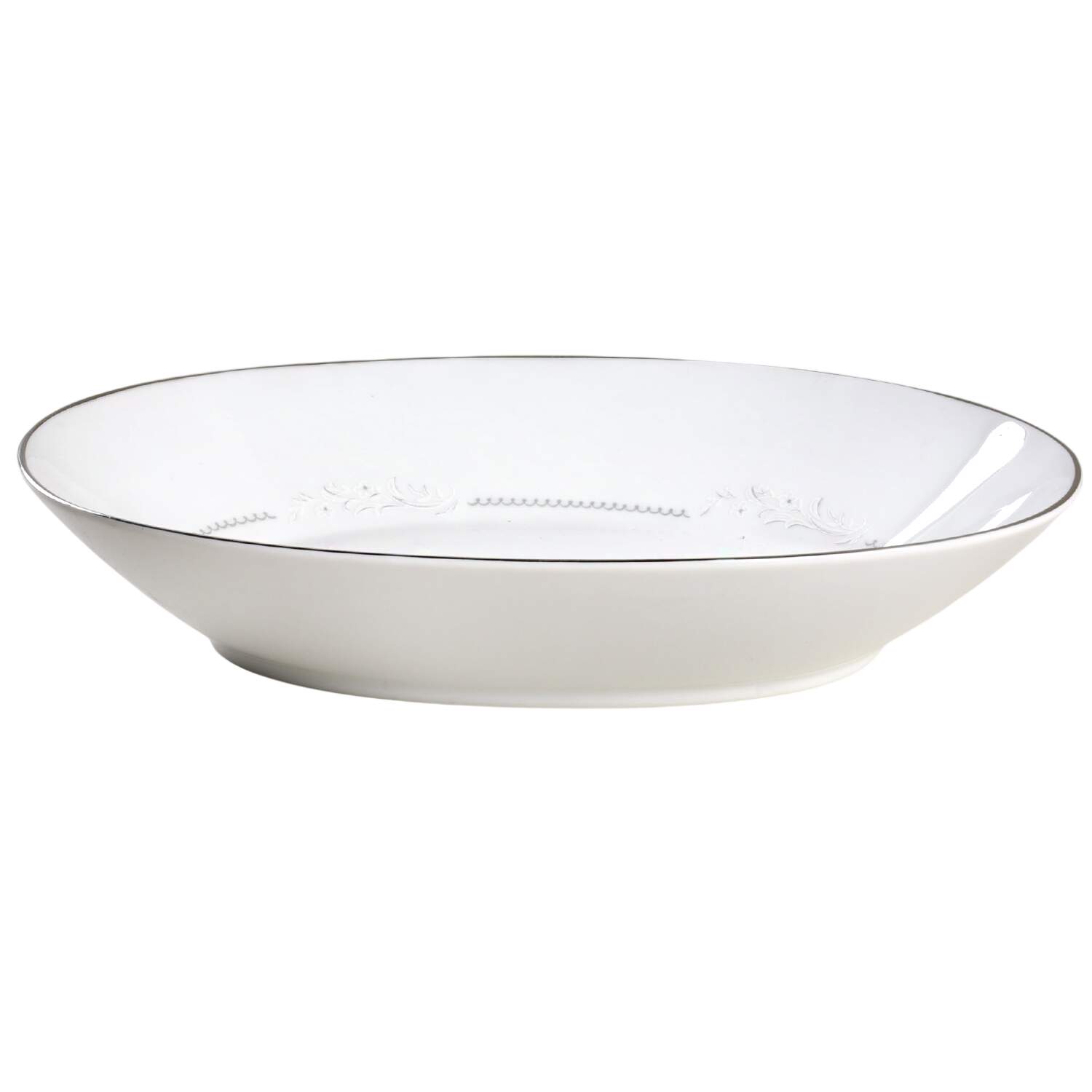 Moonlight 10" Oval Vegetable Bowl by Mikasa-1