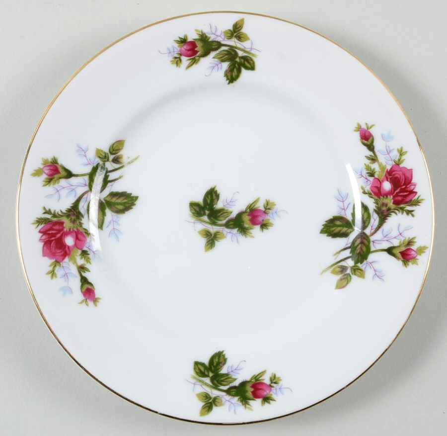 Moss Rose Bread & Butter Plate by Mikasa-1