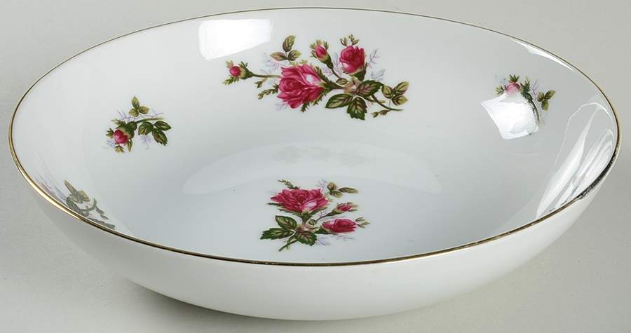 Moss Rose 9" Round Vegetable Bowl by Mikasa-1