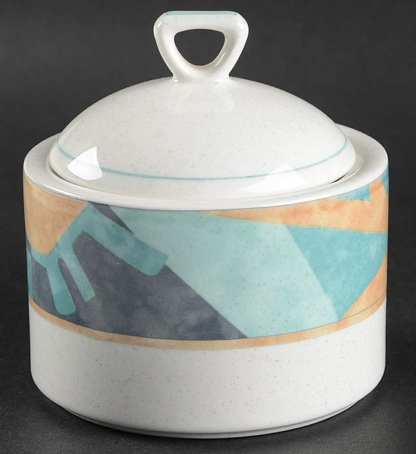 Moon River Sugar Bowl & Lid by Mikasa-1