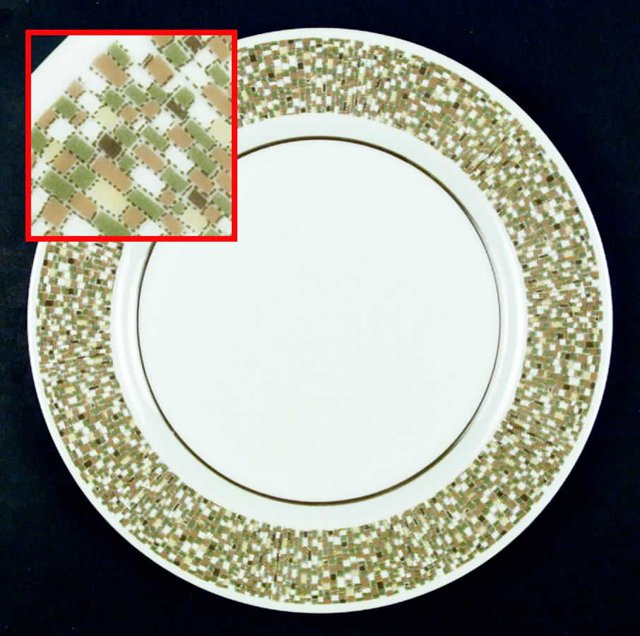 Mosaic Dinner Plate by Mikasa-1