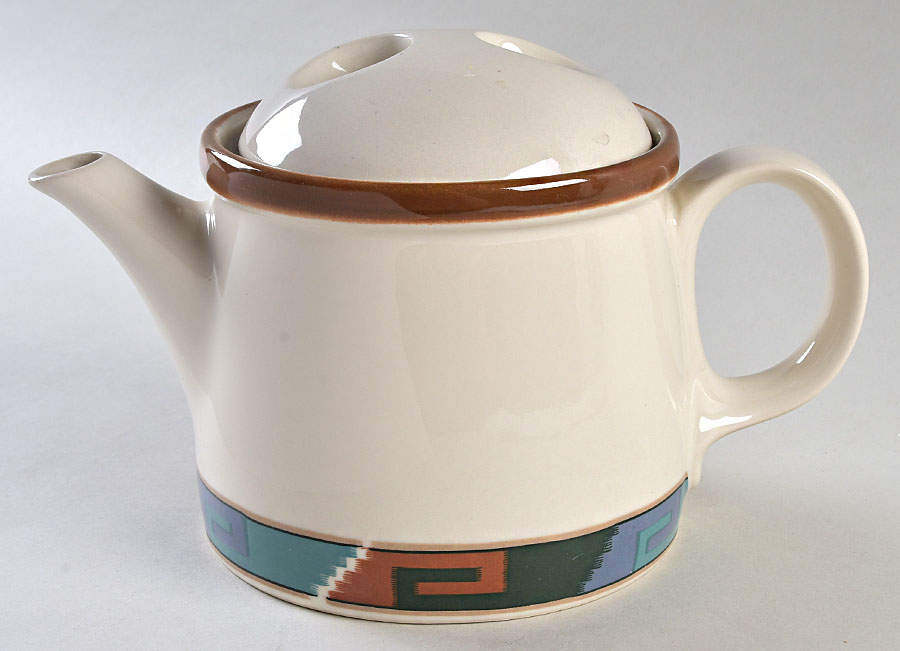 Mosaic Teapot & Lid by Mikasa-1