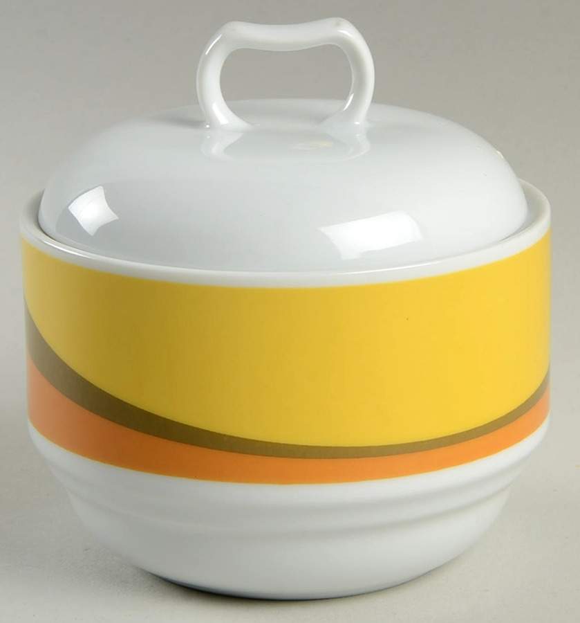Morning Sun Sugar Bowl & Lid by Mikasa-1
