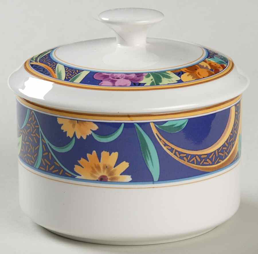 Mystical Garden Sugar Bowl & Lid by Mikasa-1