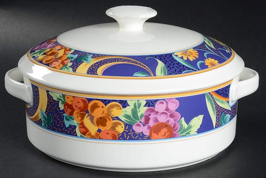 Mystical Garden Round Covered Vegetable by Mikasa-1