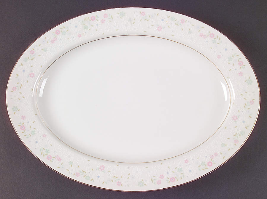 My Love 14" Oval Serving Platter by Mikasa-1