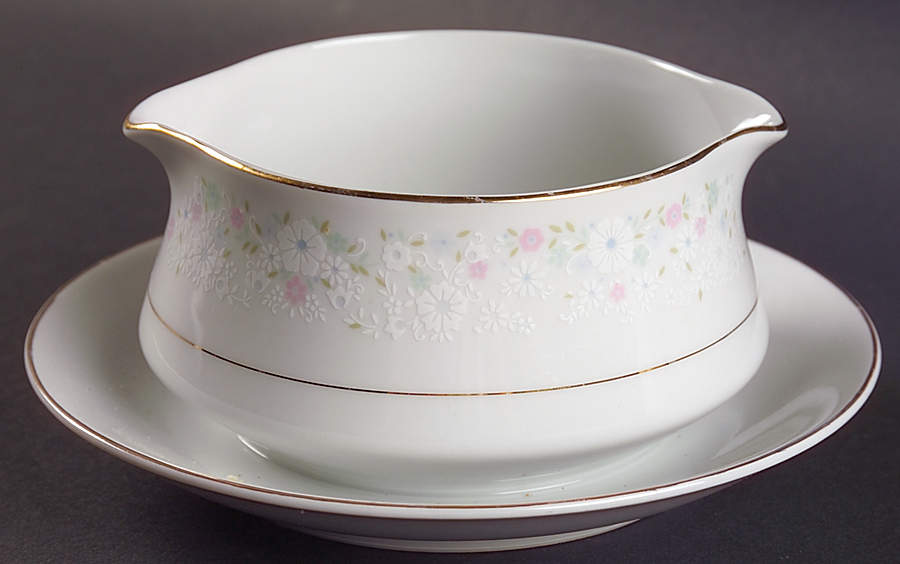 My Love Gravy Boat with Attached Underplate by Mikasa-1