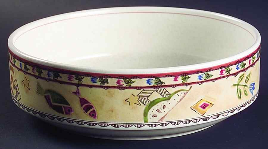 Mystic Melody 8" Round Vegetable Bowl by Mikasa-1