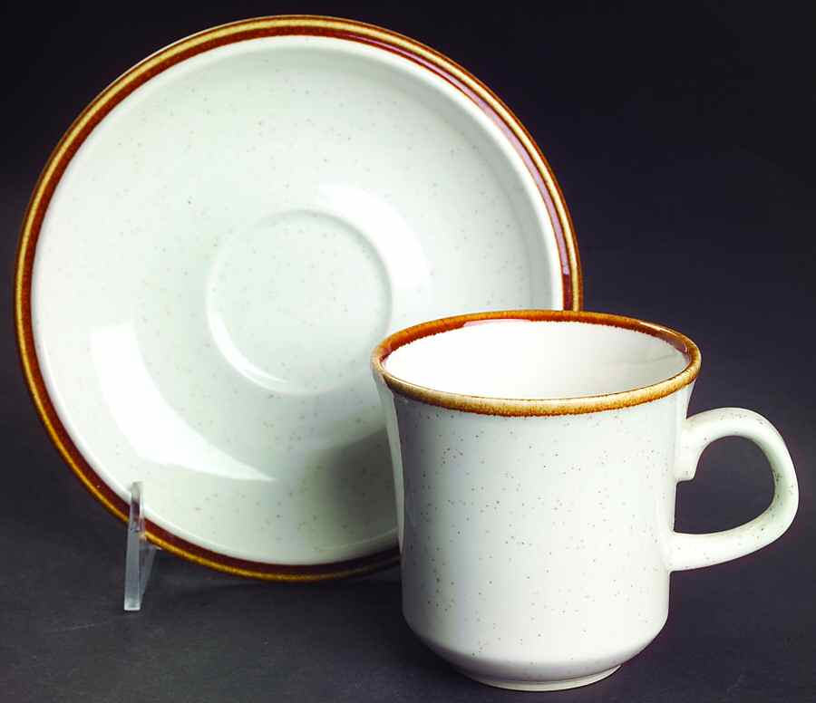 Natural Beauty Flat Cup & Saucer Set by Mikasa-1