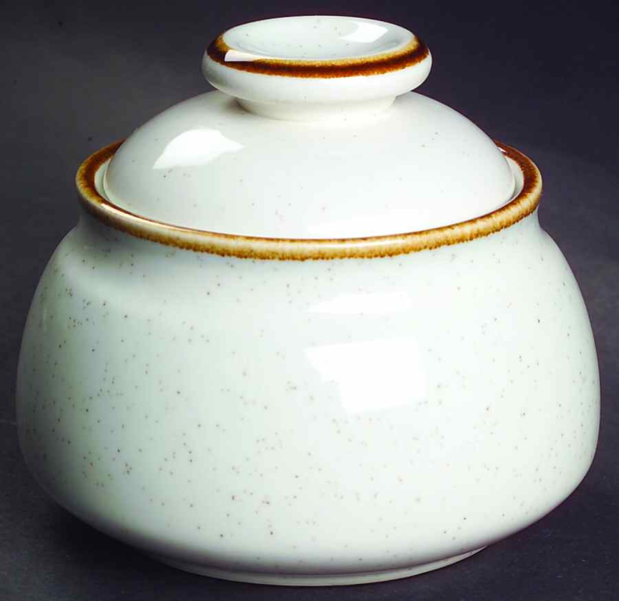 Natural Beauty Sugar Bowl & Lid by Mikasa-1