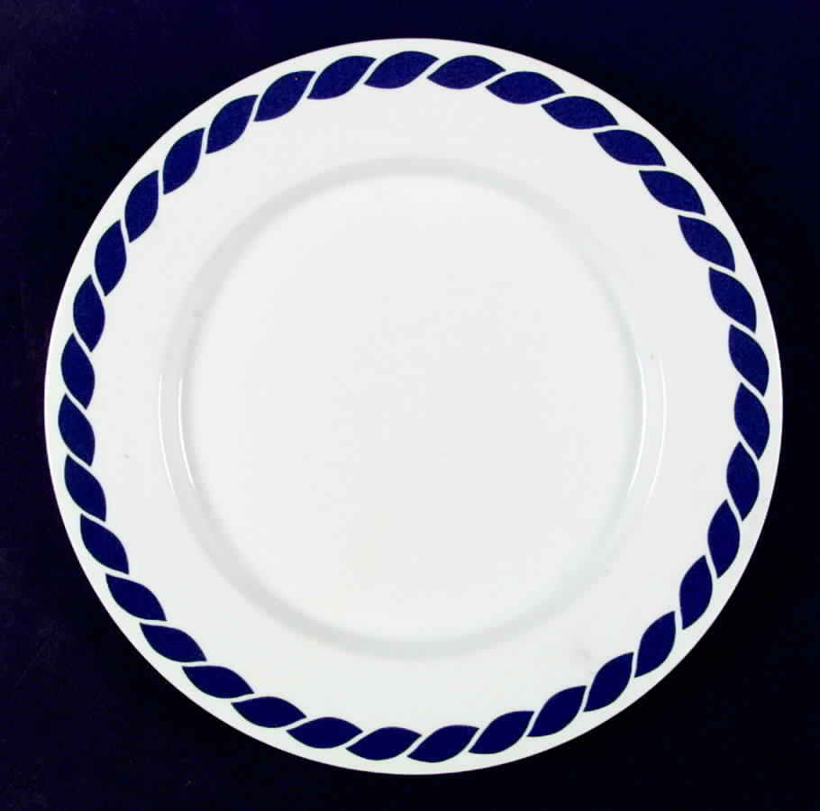 Nautilus Blue Dinner Plate by Mikasa-1
