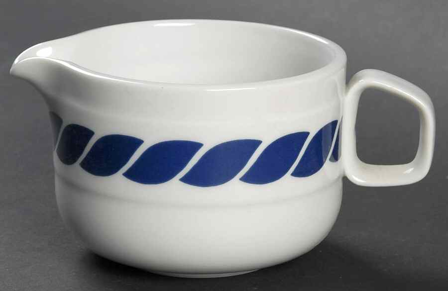 Nautilus Blue Creamer by Mikasa-1