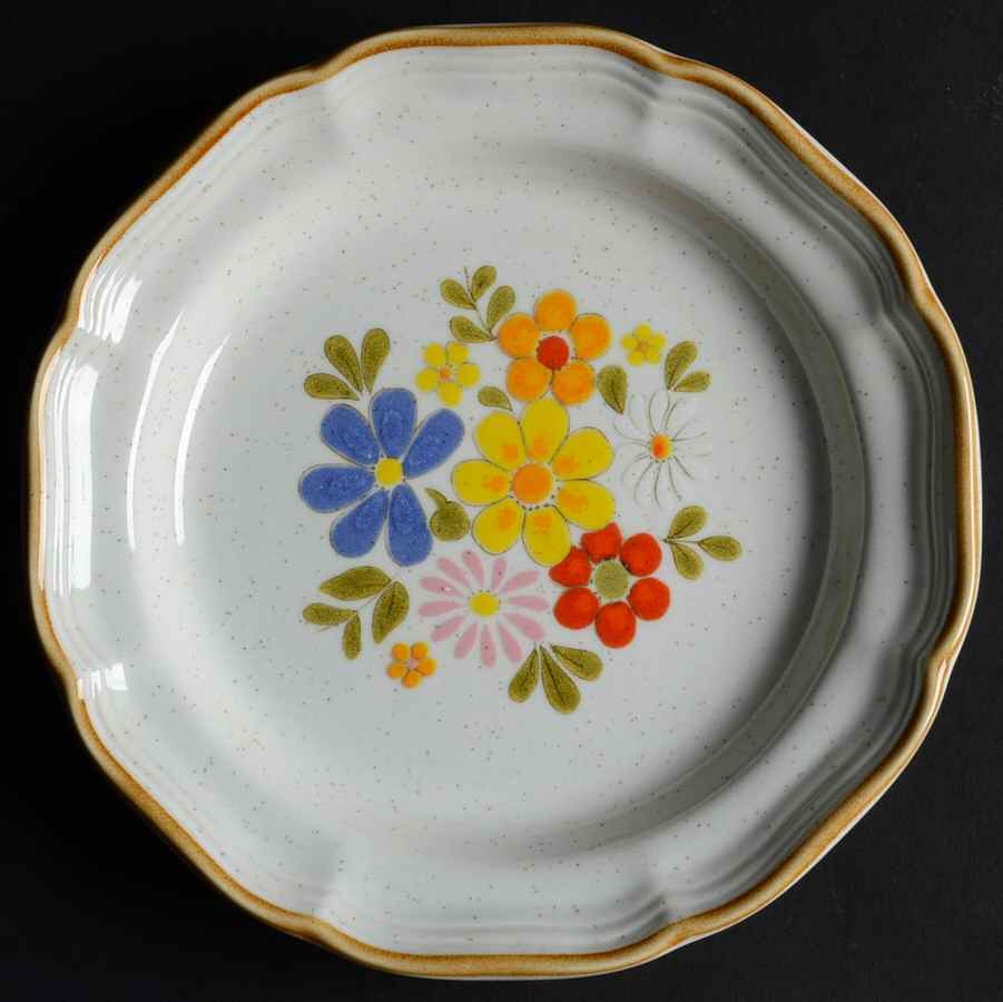 Nature's Bouquet Salad Plate by Mikasa-1