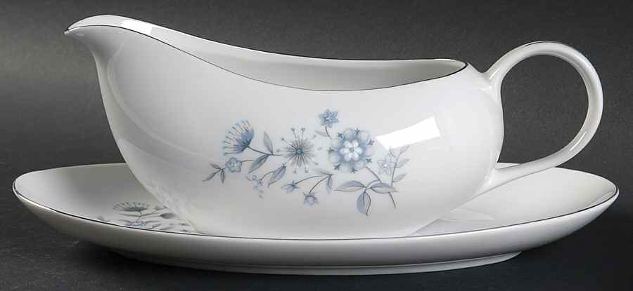 Nadine Gravy Boat & Underplate/Relish by Mikasa-1