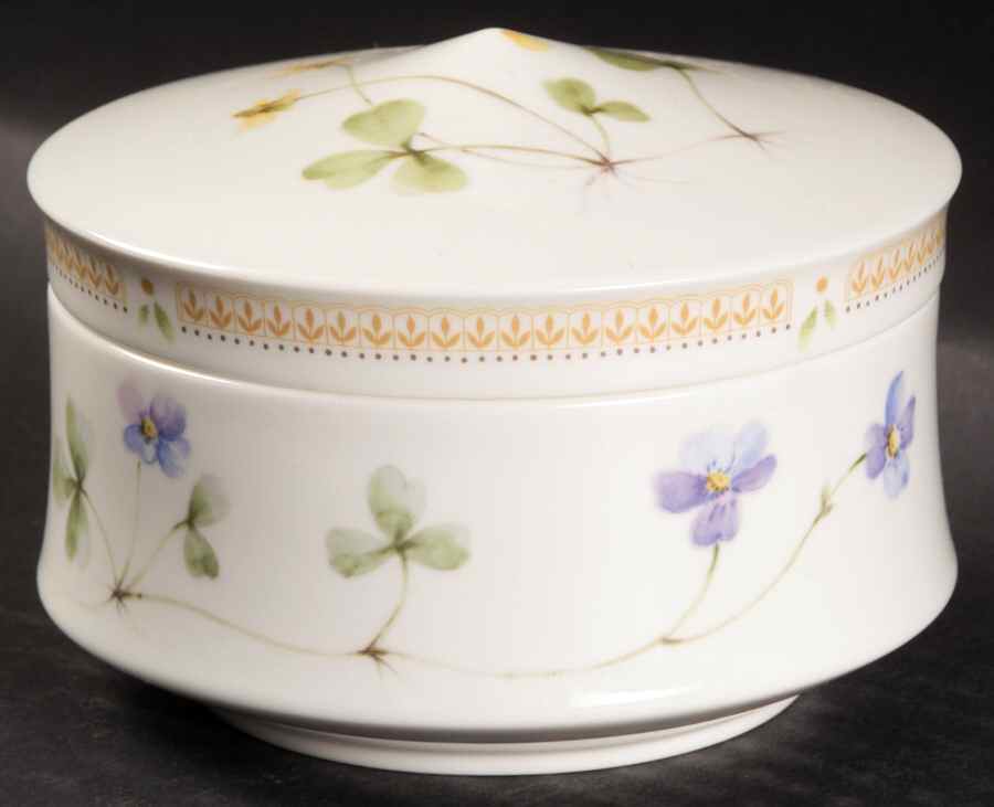 Nature's Garden Sugar Bowl & Lid by Mikasa-1
