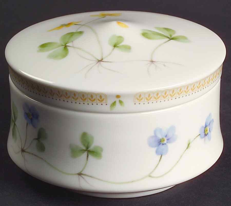 Nature's Garden Mini Sugar Bowl & Lid by Mikasa-1