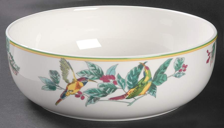 Nature's Harmony (Bird & Flowers) 8" Round Vegetable Bowl by Mikasa-1