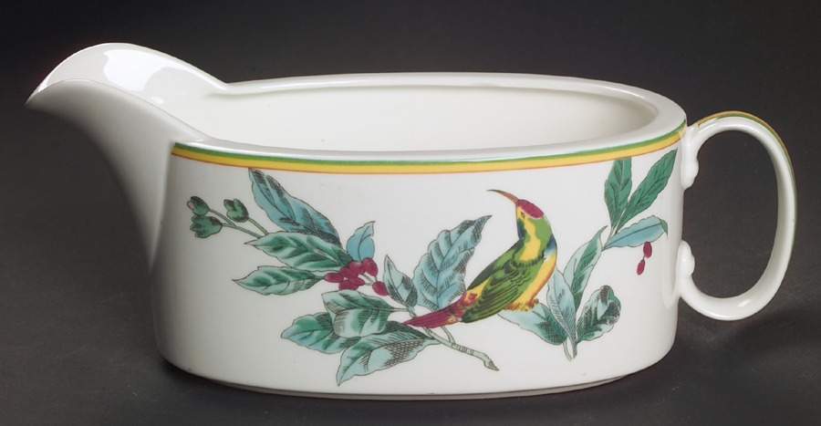 Nature's Harmony (Bird & Flowers) Gravy Boat by Mikasa-1