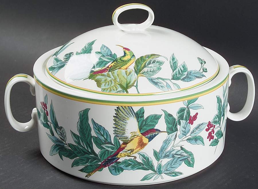 Nature's Harmony (Bird & Flowers) 2 Qt Round Covered Casserole by Mikasa-1