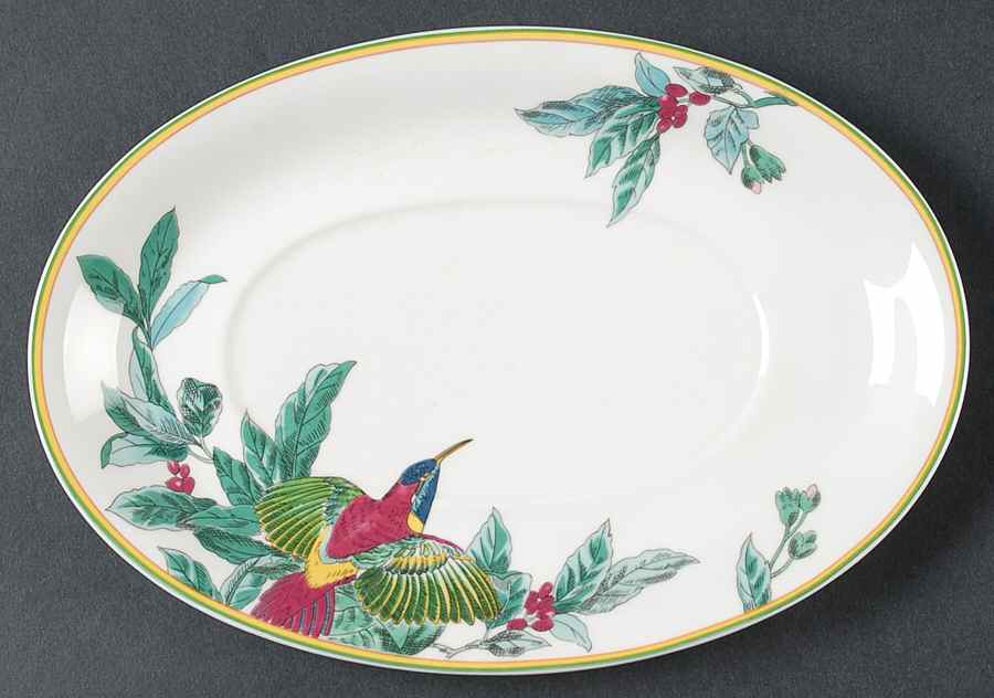 Nature's Harmony (Bird & Flowers) Butter Tray by Mikasa-1