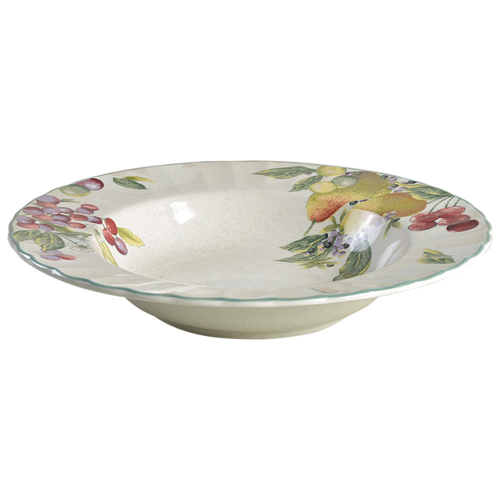 Nature's Image Large Rim Soup Bowl by Mikasa-1